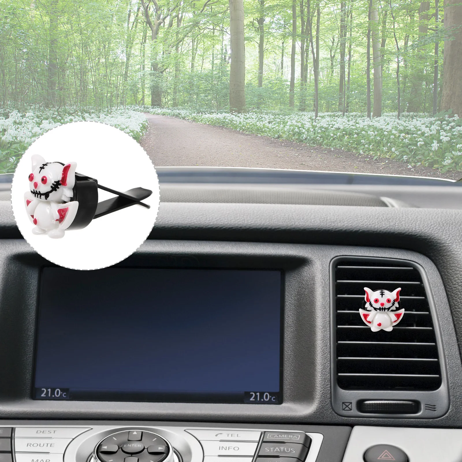 

Car Clip Air Outlet Decor Automotive Decoration Car Diffuser Cartoon Design Long-Lasting Fragrance Easy Install Interior Aroma