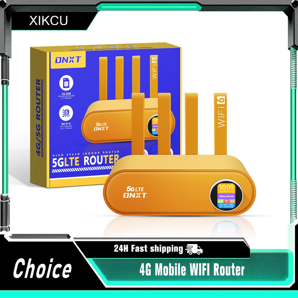 

New 4G Mobile WIFI Router 300Mbps 4G LTE Russia WiFi6 Wireless Router Portable MiFi Modem Mobile Wifi Hotspot with Sim Card Slot