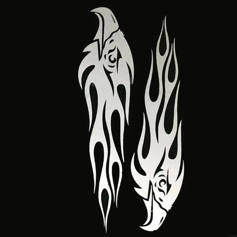 H7BD Eagle Flame Sticker Cool Styling Universal Fits Motorcycle Car Label Car Decoration DIY Warning Safety Reflector Strips