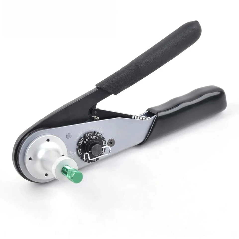 

Jrready ACT-M202 DT Connector Crimp Tool 12-22 AWG For Size 12, 16, 20 Deutsch Terminals