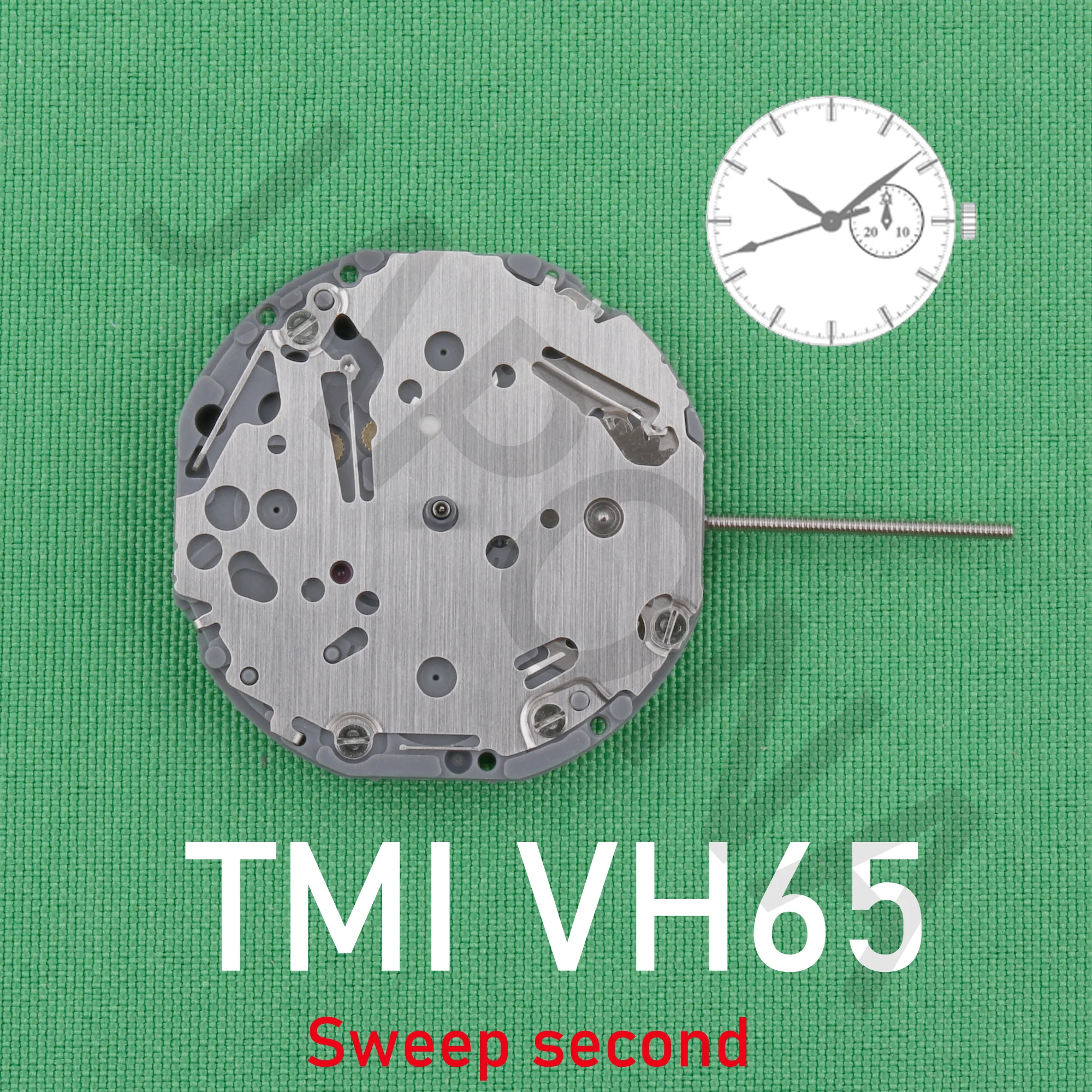 TMI VH65 무브먼트 VH65A 무브먼트, VH65B 무브먼트, 스위프 세컨드 멀티아이 (날짜) 쿼츠 무브먼트