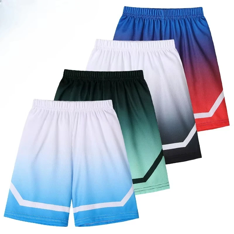 2026 Summer Colorful Casual Shorts Men Versatile Shorts Fashionable Loose Basketball Sport Gym Breathable Y2K