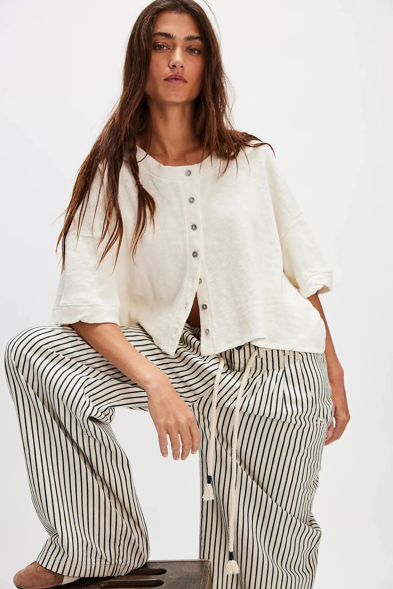 Cardigan lavorato a maglia casual da donna Maglione lavorato a maglia ampio dal design semplice a maniche lunghe per i pendolari Nuovo stile primaverile ed estivo