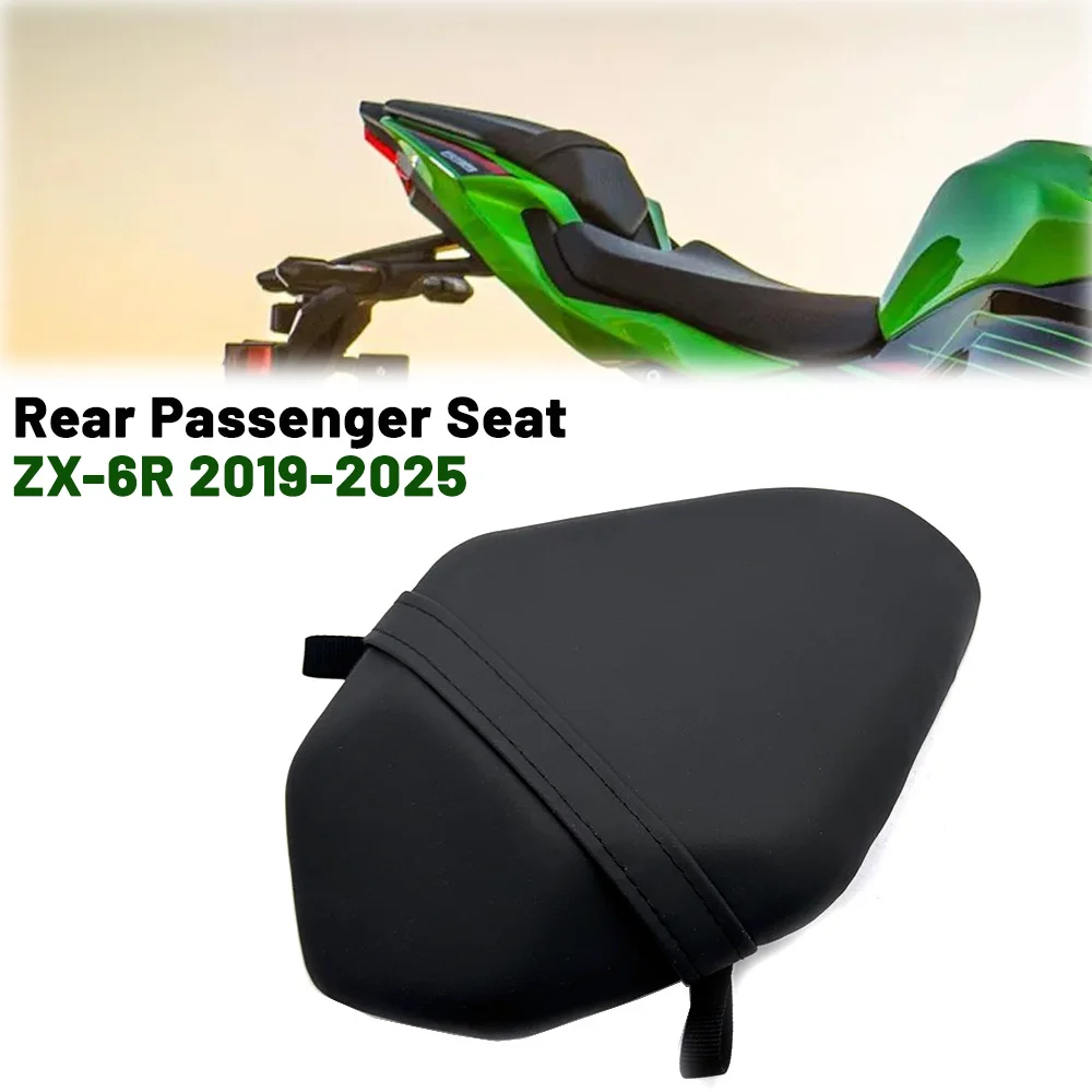

Подушка заднего пассажирского сиденья мотоцикла для Kawasaki ZX6R ZX636 ZX-6R 636 ZX 6R 2019 2020 2021 2022 2023 2024 2025