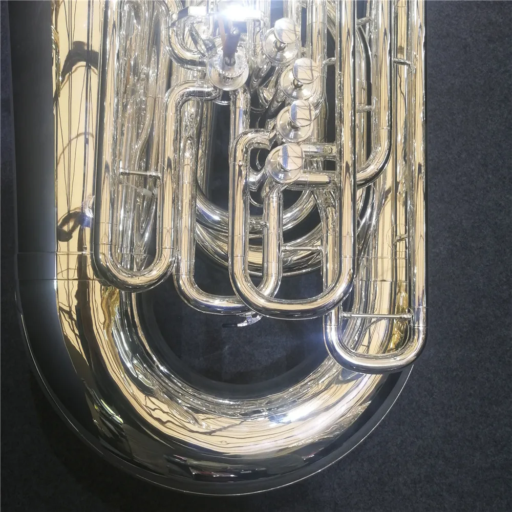 Tuba Profesional CC 6/4 Piston Depan, Instrumen Musik Tiup Kuningan