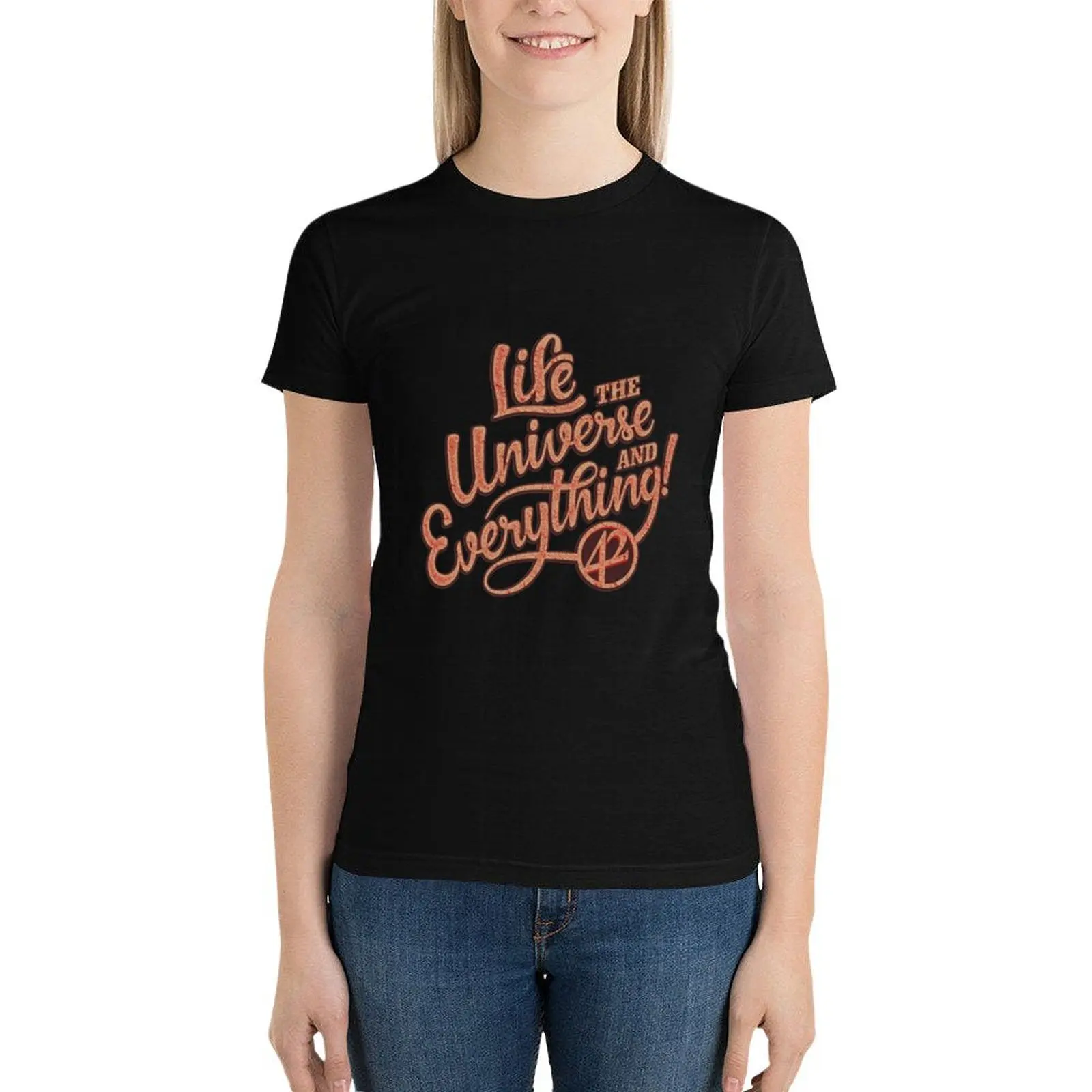 

Life the Universe and Everything - Hitchikers guide T-Shirt plain customizeds tops womans clothing
