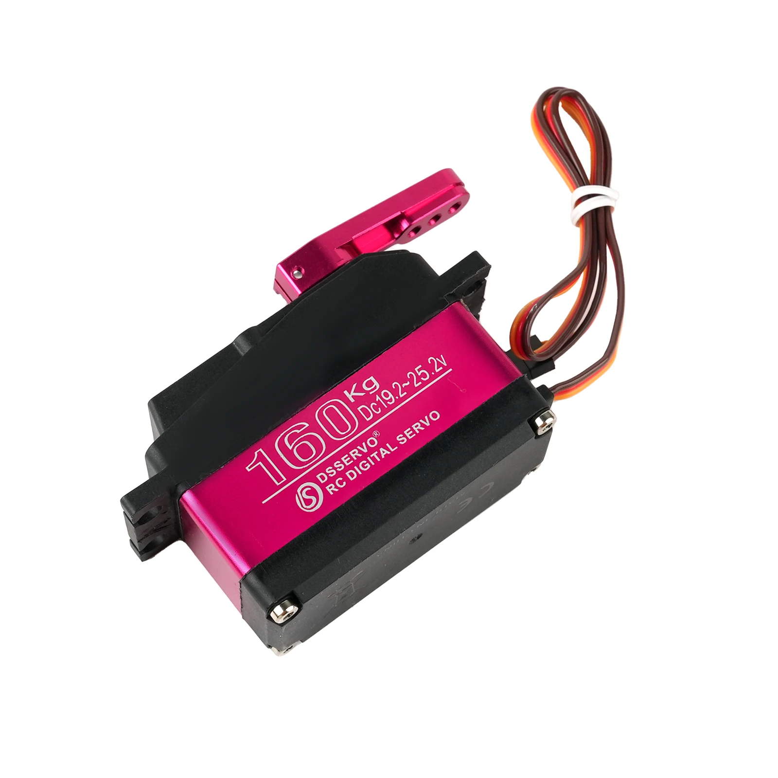 DS51160 160KG HV Digital Servo 24V Large Torque Full Metal Gear IP66 Waterproof Steering Servo for 1/5 Scale RC Car DIY Upgrade