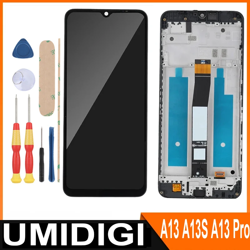 

Для UMIDIGI A13 A13S A13 Pro/6,7 "FHD + ЖК-дисплей + сенсорный экран + с рамкой