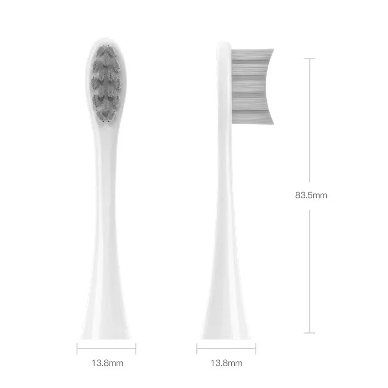 6PCS Replacement Heads For Oclean Flow/X/ X PRO/ Z1/ F1/ One/ Air 2 /SE Brush Heads Soft DuPont Sonic Toothbrush Vacuum Bristle