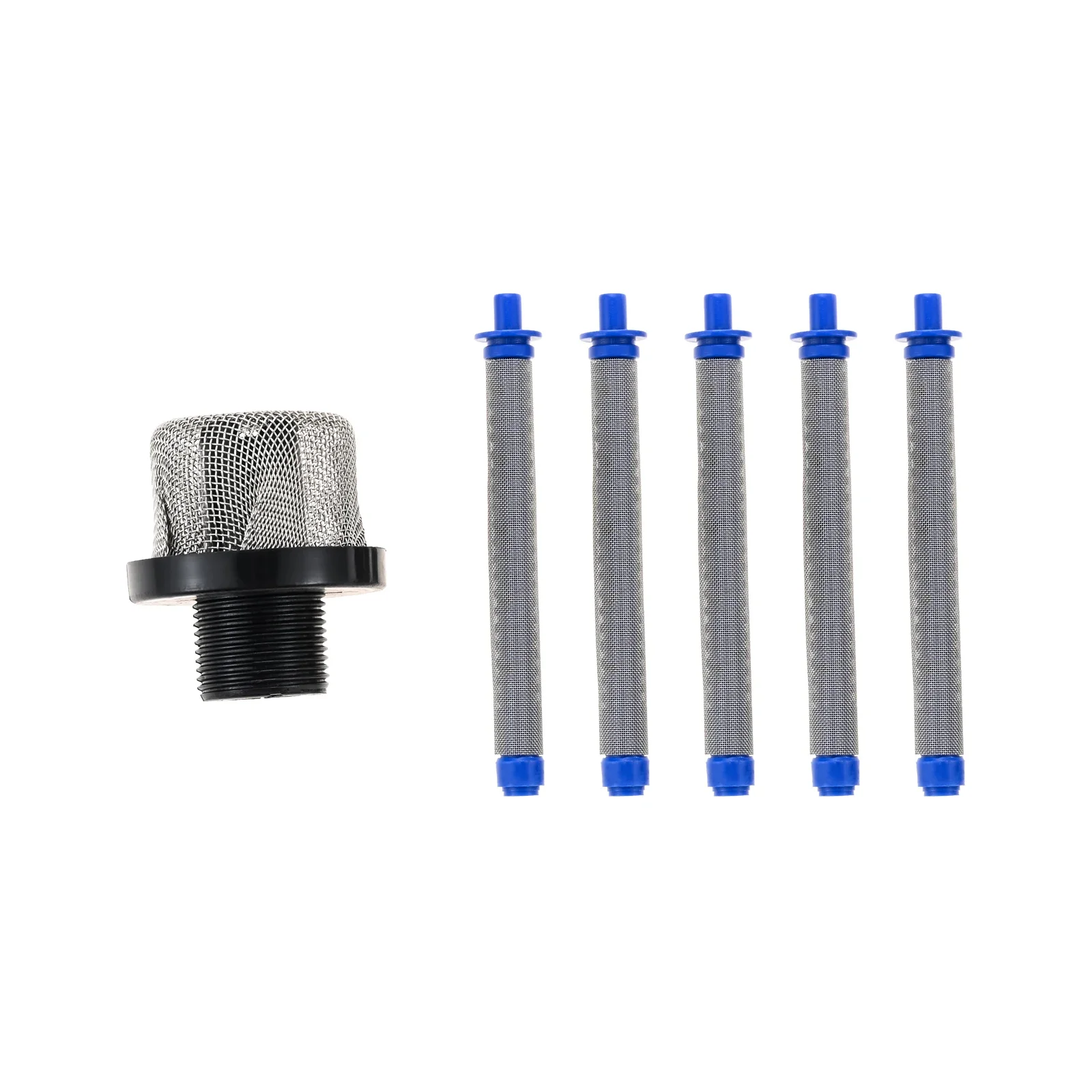 1pc 288716 3/4-Inch Inlet Strainer Thread & 5pcs 288749 Airless Spray Gun Filter Combination Fits for Airless Paint Sprayers Gun