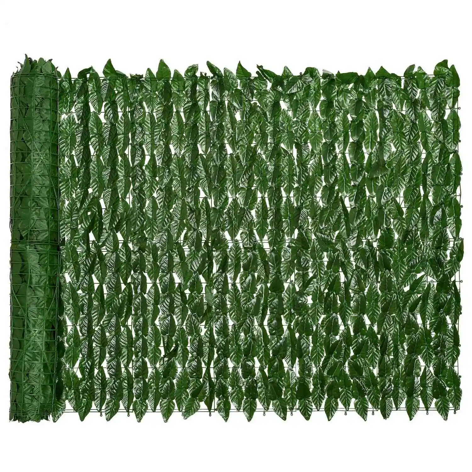 Artificial Ivy Privacy Fence Screen 0.5X3M Artificial Hedges Fence and Faux Ivy Vine Leaf Decoration for Outdoor