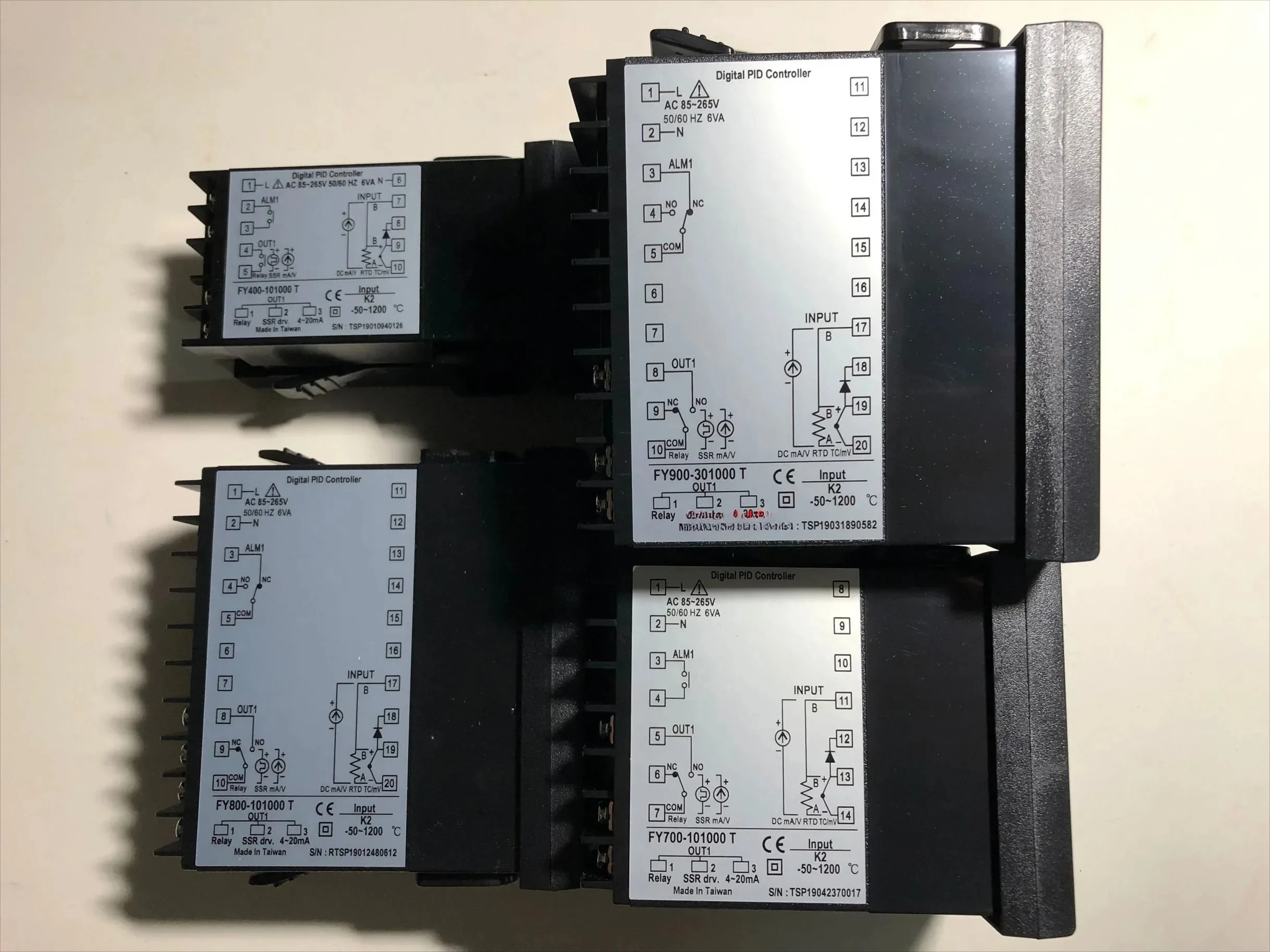 Controlador de temperatura FY400 FY700 FY900 FY800 FY600