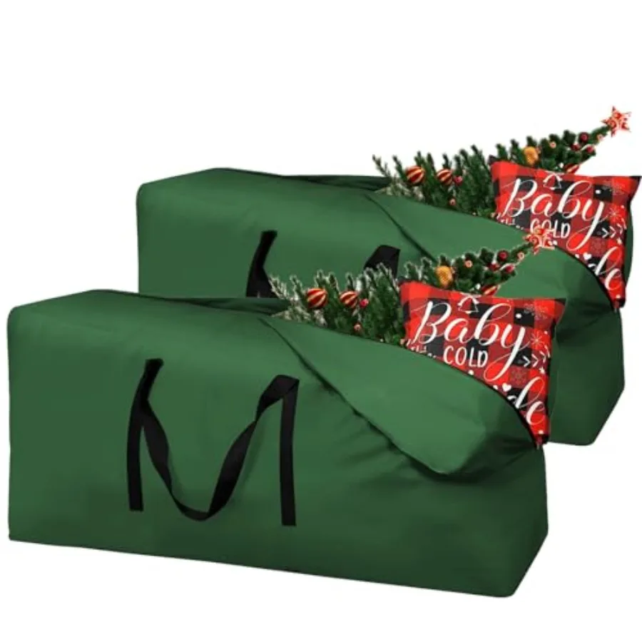 

Christmas Tree Storage Bag Fits Up to 12 Feet Tall Artificial Trees 420D Extra Large Heavy Duty Xmas Tree Bag Waterproof Tree S