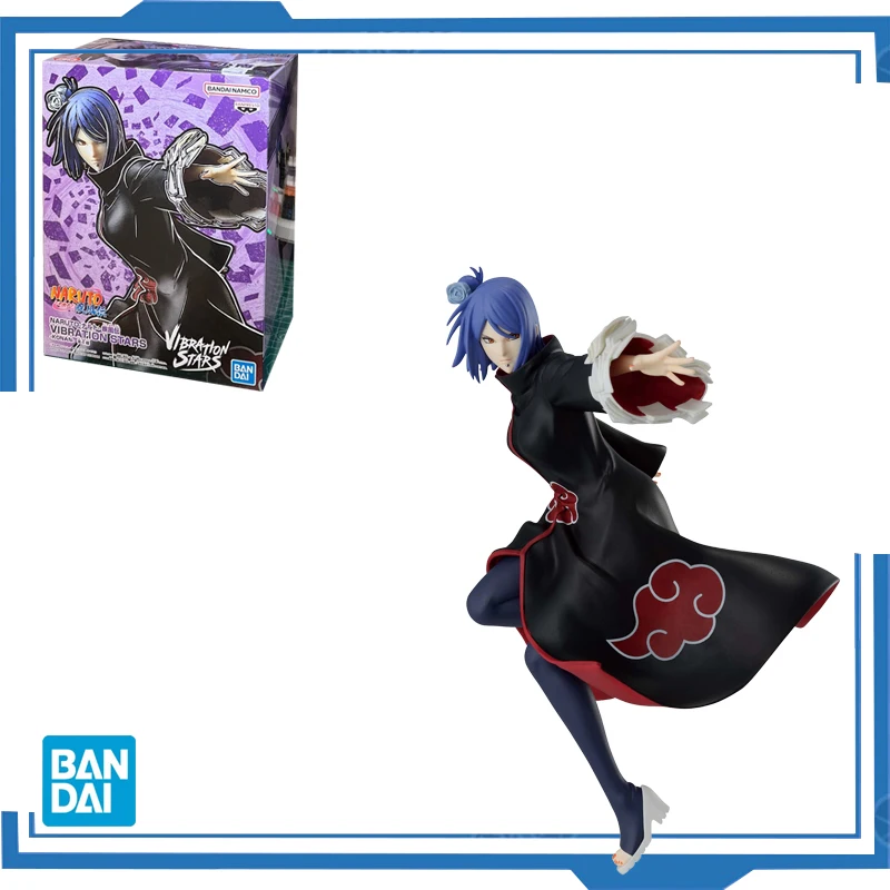 

Bandai Original BANPRESTO Anime NARUTO SHIPPUDEN VIBRATION STARS VS KONAN PVC Anime Action Figure Collectible Model Toys
