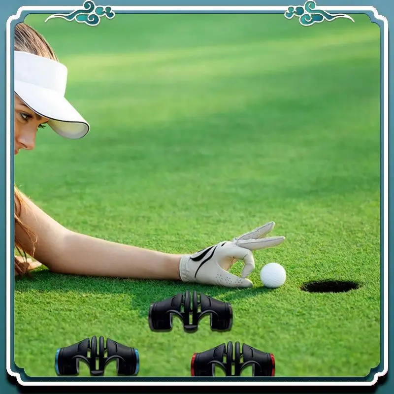 Reliable 1 Piece High Precision Golf Ball Marker Golf Ball Line Marker Tool 360-Degree Triple 3-Line Golf Ball Marker