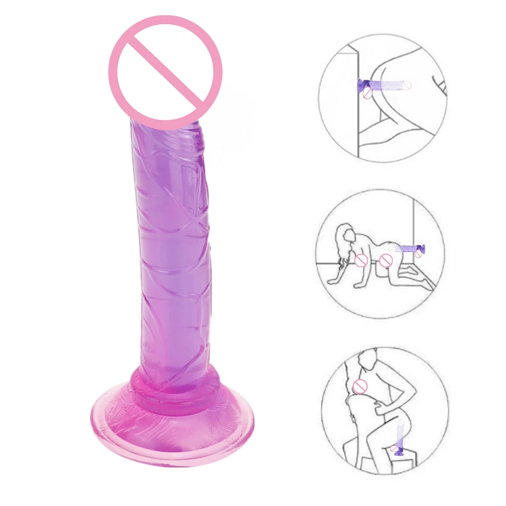 Realistic Dildo Translucent Soft Jelly Huge Dildos Sex Toys for Woman Men Fake Dick Big Penis Anal Butt Plug Erotic Sex Shop