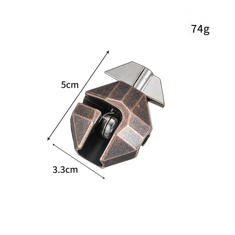 Lock Puzzles Classic IQ Metal Brain teaser Magic Baffling Puzzles Game Toys For Children Adults Funny Gifts Metal Puzzle