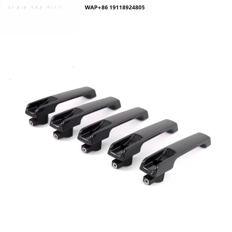 W464 Replacement Door Handle for G Class W463A 2019-2023 Year DRY Carbon Fiber Door Handle 5 Pieces Replace Handle for G Class