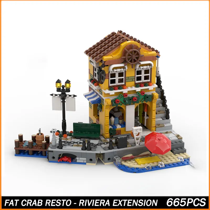 

MOC Building Block MOC Средневековый толстый краб Resto-Рекьюра Расширение Модель Кирпич Игрушки Частичные Творческое Образование Рождественский Подарок 665 ШТ.