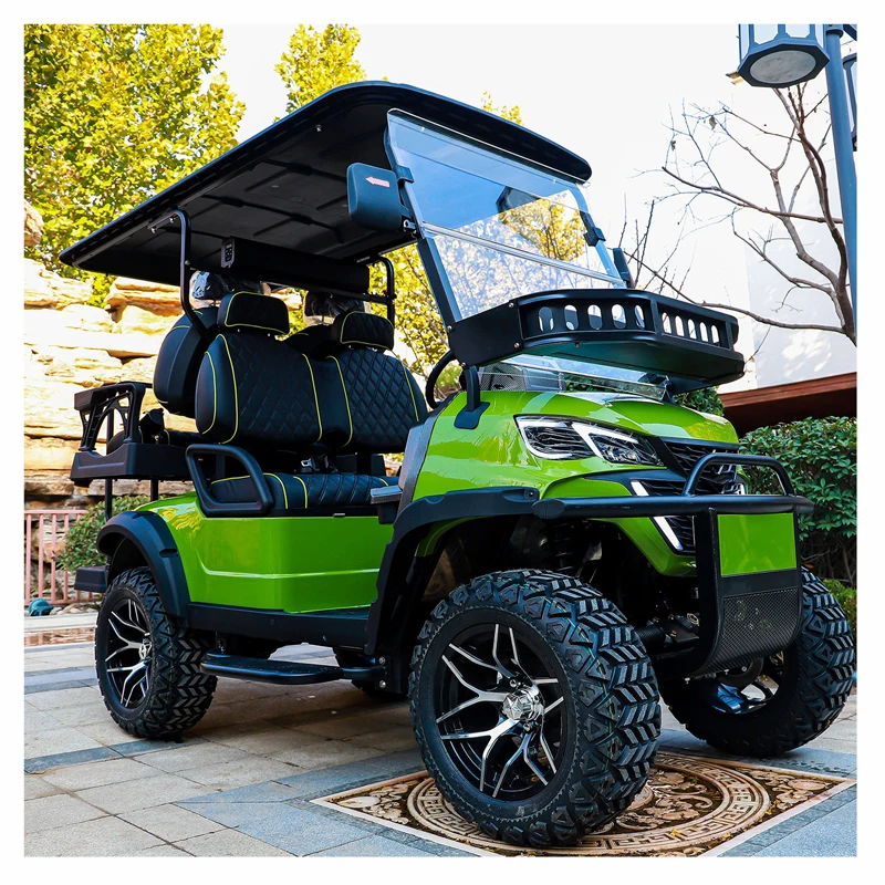 New energy lift golf cart, brand hunting off-road vehicle new 4 wheel electric club car golf cart for sale golf cart