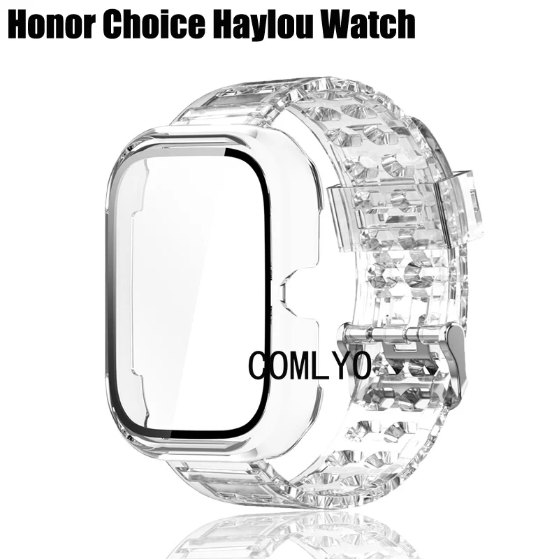 For Honor Choice Watch Case + Strap Clear Protective Full Cover Anti-Fall Screen Protector