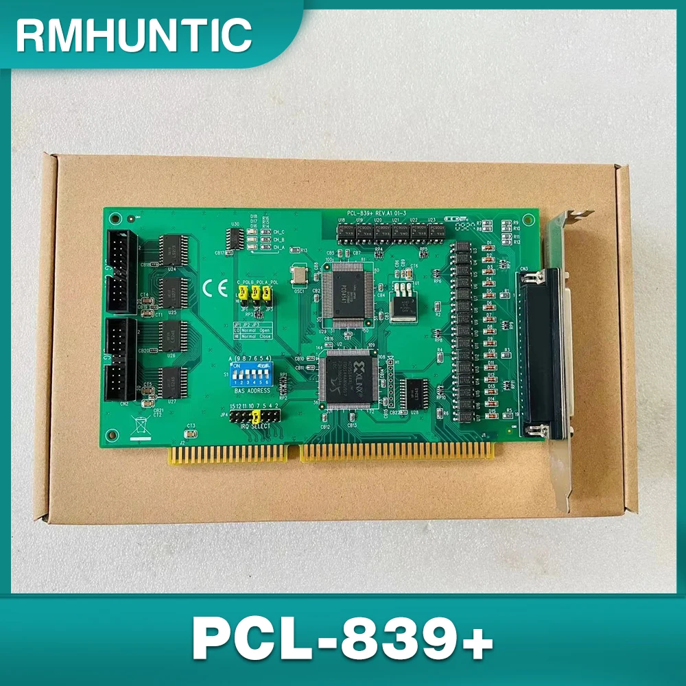 Three Axis Stepper Motor Electromechanical Control Card Motion Control Card For Advantech PCL-839+REV.A1