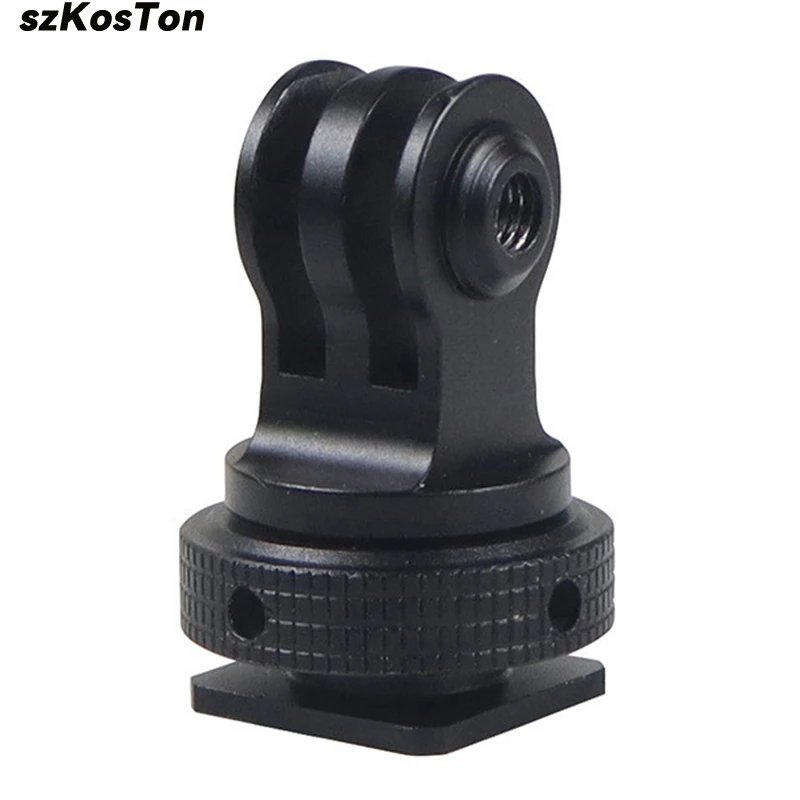 For Go Pro 13 Accessories Tripod Monopod Mount Screw with 1/4\'\' Hot Shoe Adapter for GoPro 12 11 10 9 8 7 DJI Action 3 4 Camera