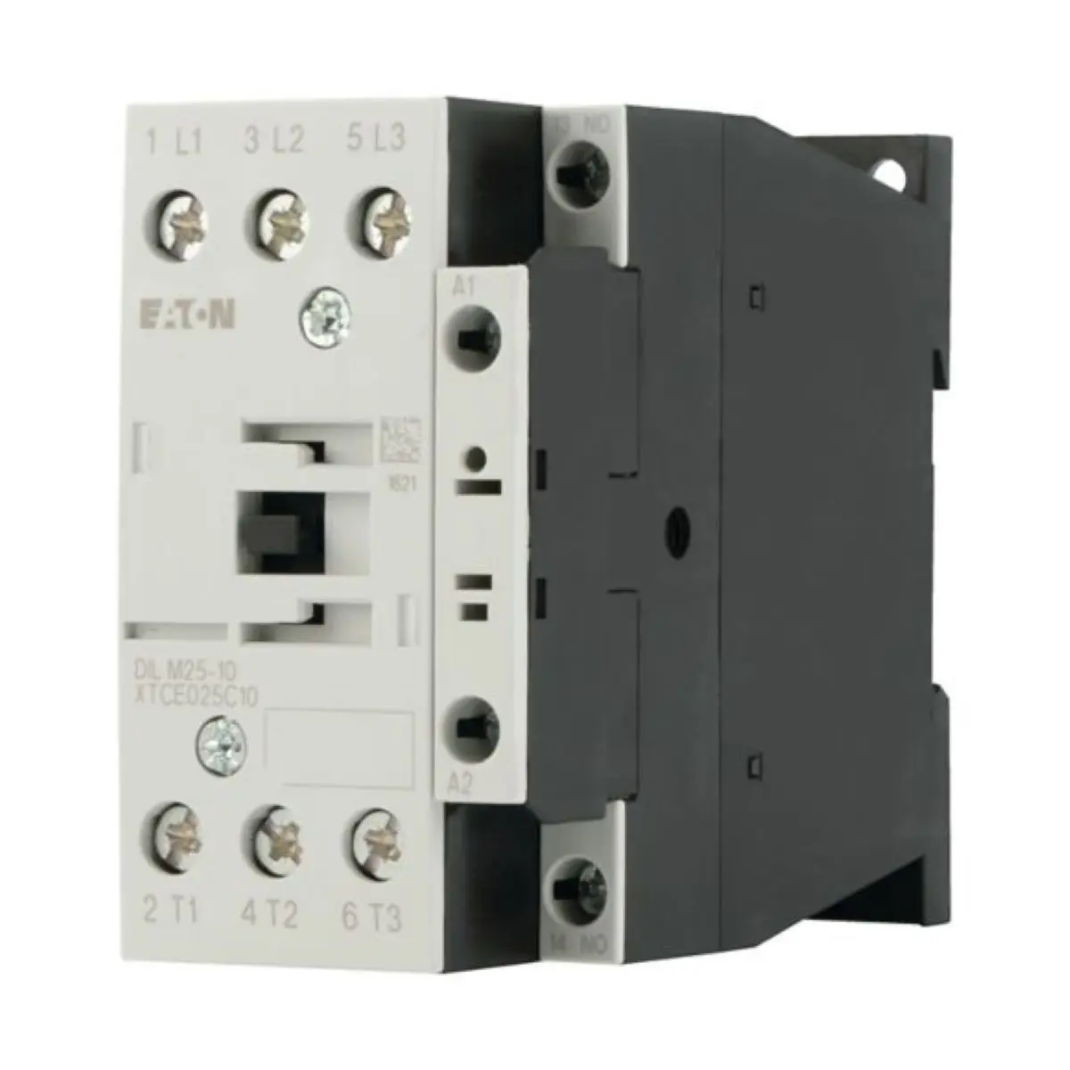 DILM25-10(RDC24) 277146 Contactor, 3 pole, 380 V 400 V 11 kW, 1 N/O, RDC 24: 24 - 27 V DC, DC operation, Screw terminals