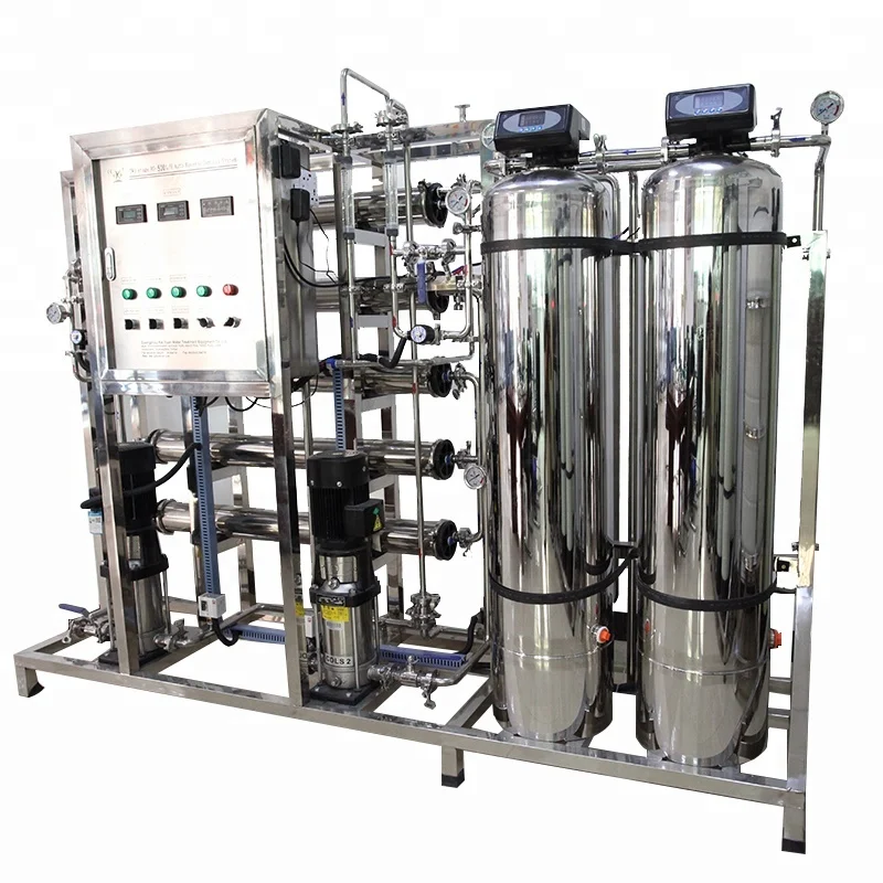 CE/ISO Approved 500l/h SS-304 Two stage Reverse Osmosis Water Filter Purification Systems Pure Water Machine for dialysis