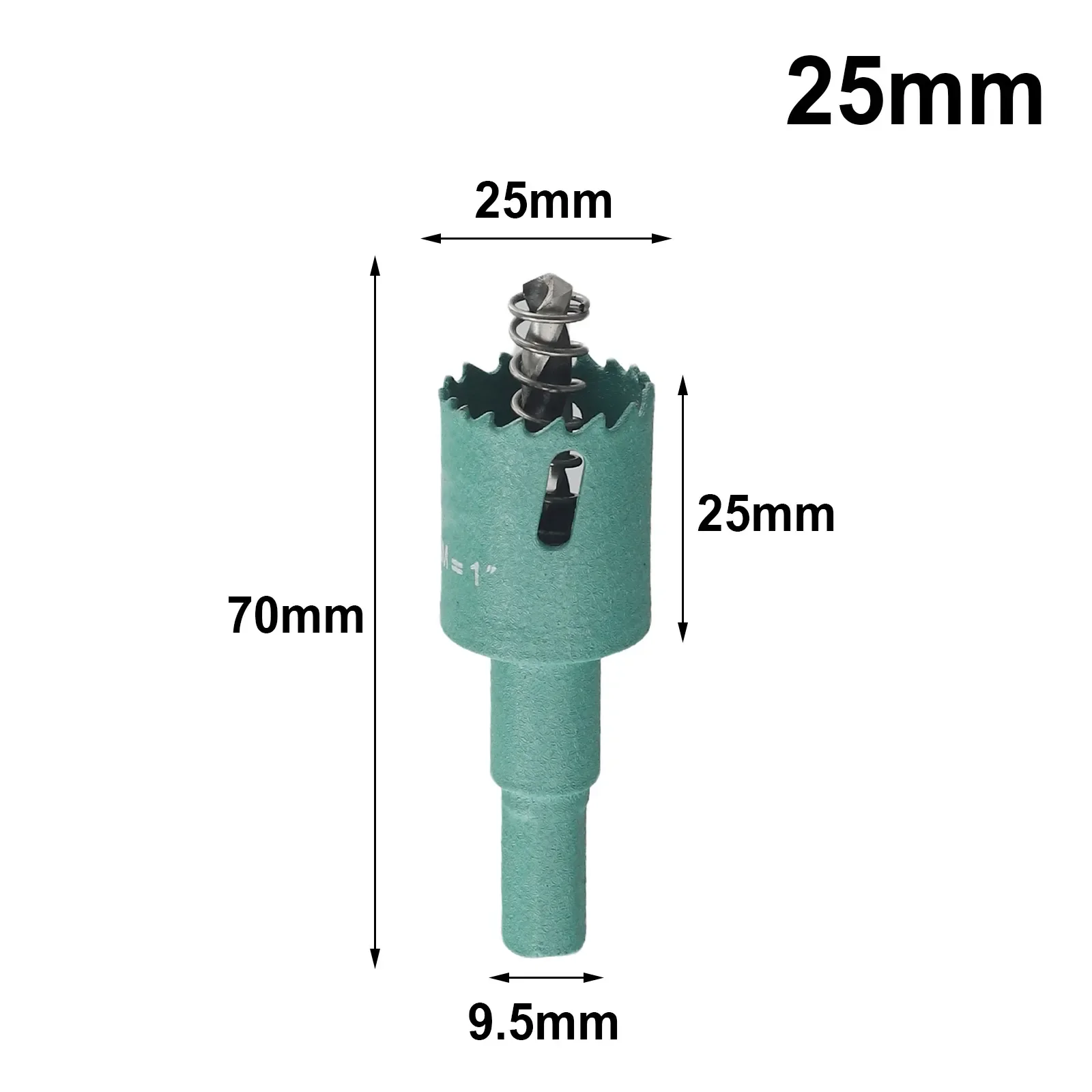 Imagem -03 - Bi-metal Wood Hole Saw Brocas Hss Coroa de Perfuração para Metal Ferro Alumínio e Madeira Inoxidável Ferramentas de Corte 1650 mm M42