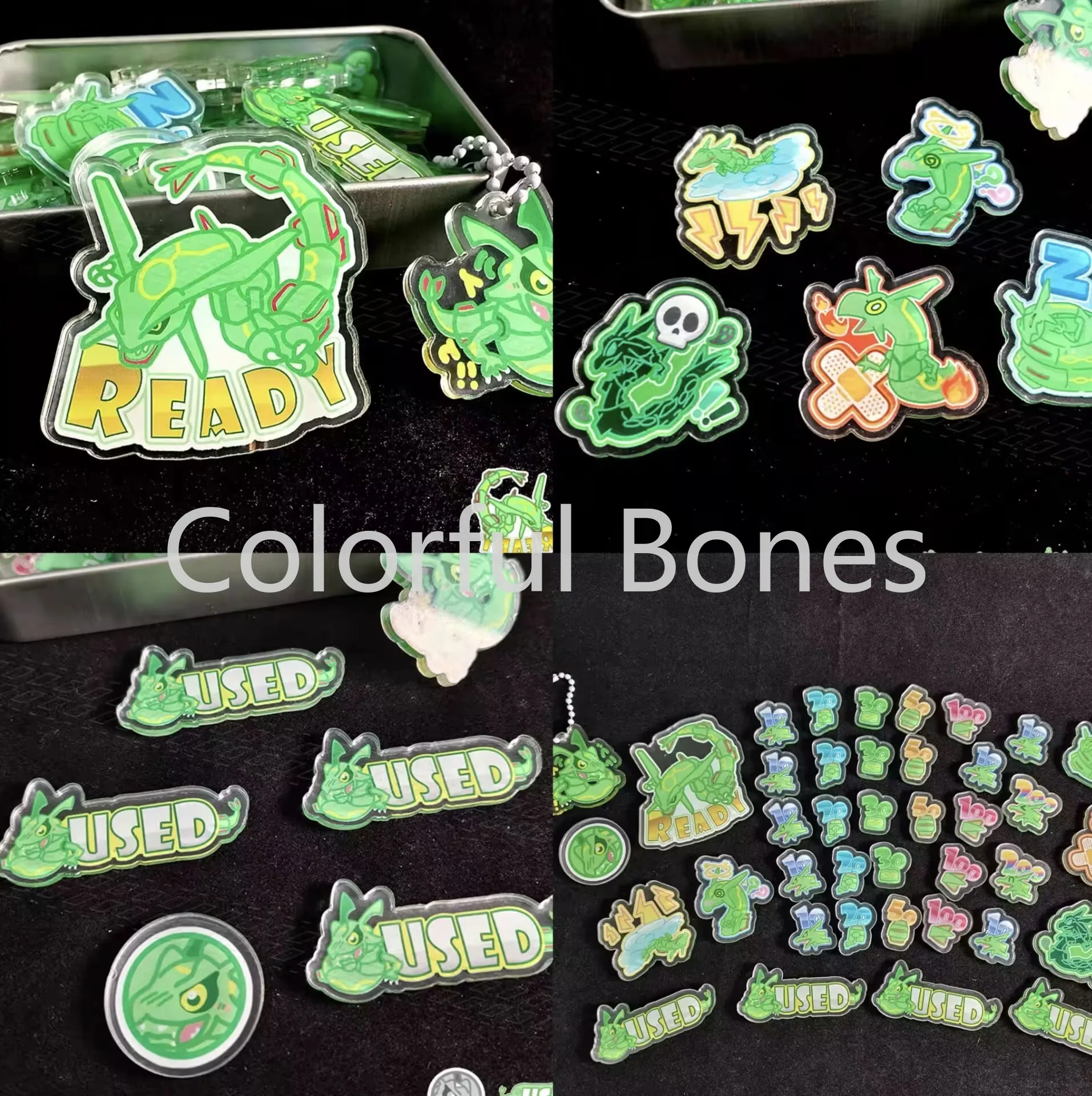 

Rayquaza Match Scoring Damage Counter Damage Indicator For PTCG Pokemon Used Board Vstar Borad Game Acrylic Toy Gift