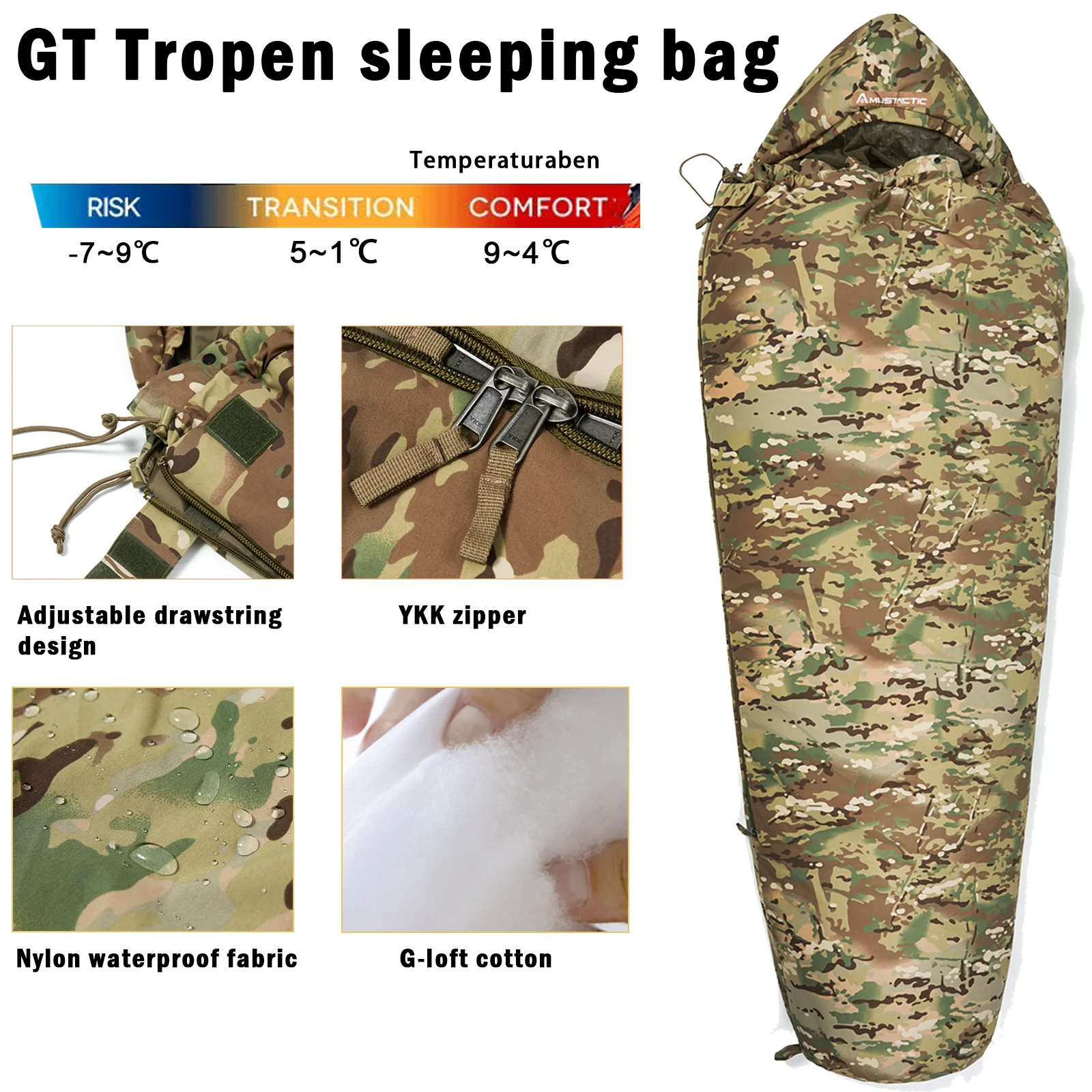 Sacco nanna militare tattico A - Fleece Sleep Bag recensione e prezzo