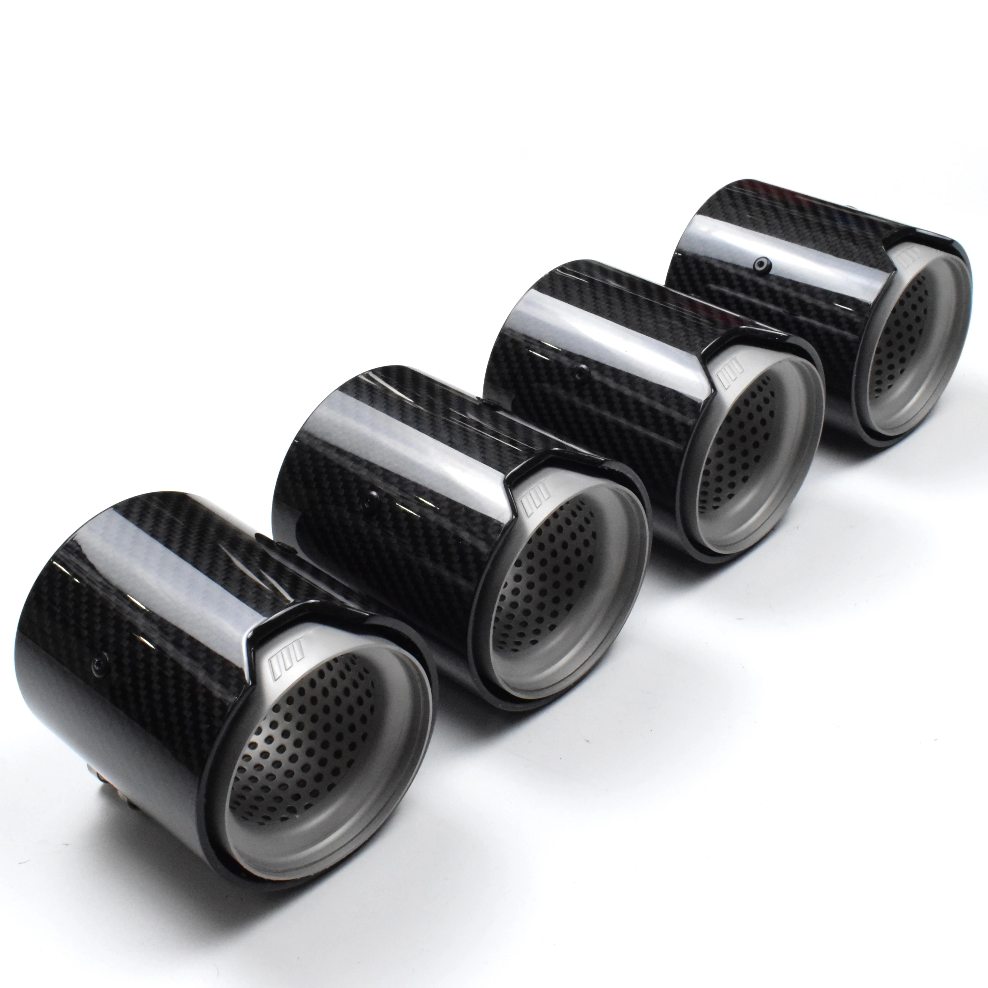 

Exhaust Tip for BMW F80 F82 F83 F84 F87 M2 M3 M4 M Power 4 PCS High Quality Carbon Fiber SS304 Muffler Exhaust Pipe Tail Pipe