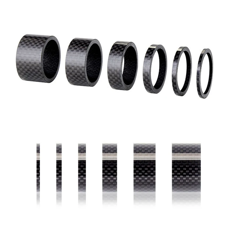 Bicycle Headset Spacer Carbon Fiber Washer 28.6mm 1-/8\