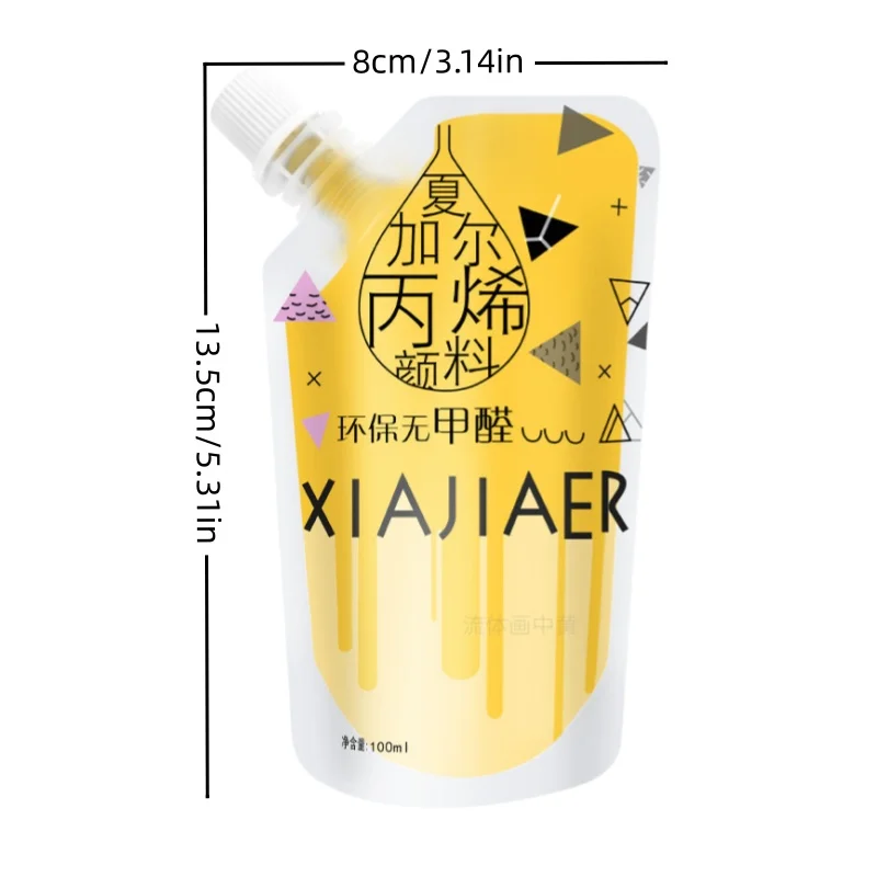 100ml/27 Colors/1pcs Art Painting Acrylic Paint Hand-Painted Wall Painting Graffiti Paint Xiajiaer Acrylic Paint