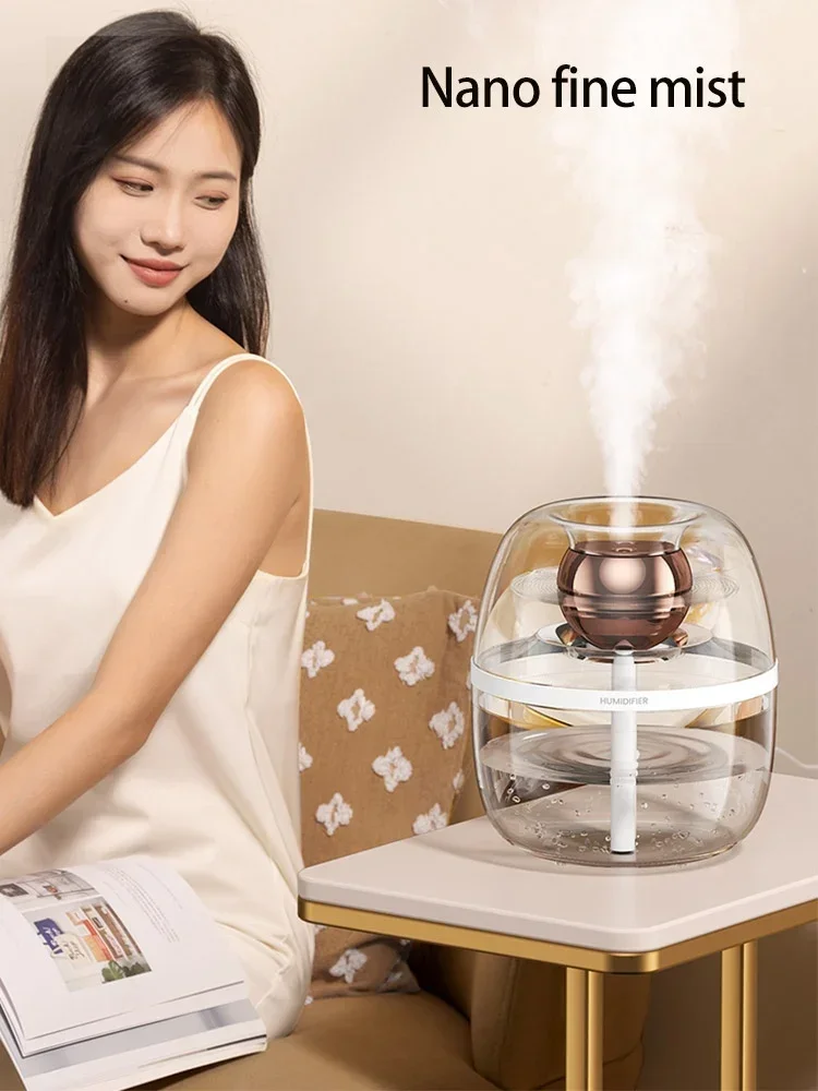 

2L Purifier Diffuser USB Ultrasonic Cool Mist Sprayer Air Humidifier For Home Bedroom Night Light Air Humidifier