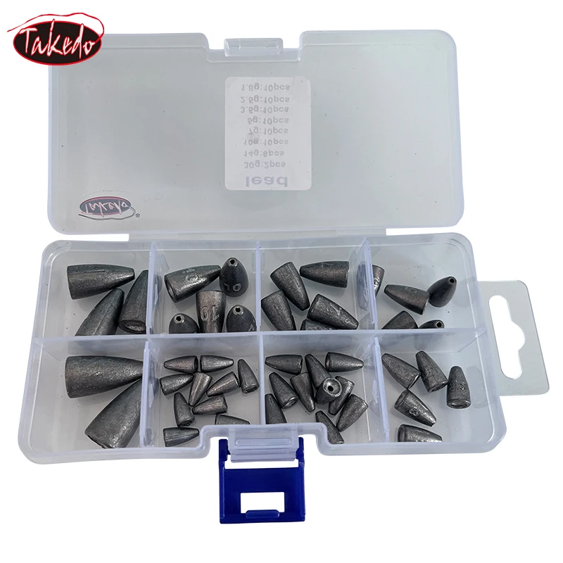 takedo-45-pcs-lote-texas-rig-chumbo-pingente-18-25-35-5-7-10-14-20g-tipo-bala-chumbo-pingente-conjunto-de-pesca-acessorios-t-rig-enfrentar