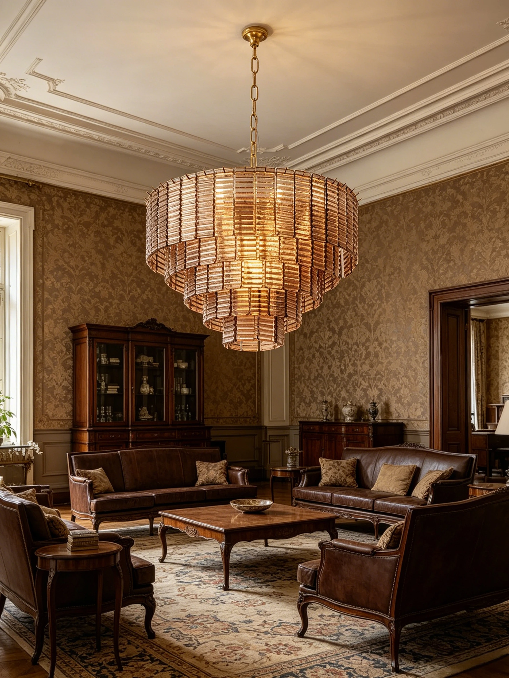 French Modern Classical Pink Andmade Glass Chandelier Luxury Home Applicant Led E14 Dimmbale Lamp For Living Room