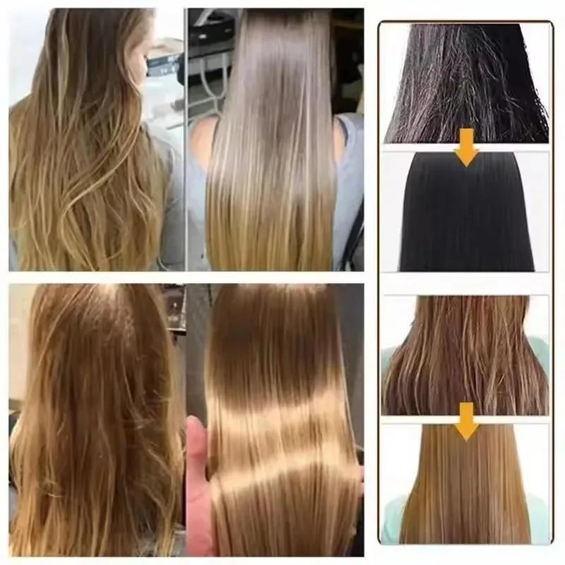 Condicionador de Arroz que Penetra no Núcleo do Cabelo, Repõe Nutrientes, Repara Cutículas Danificadas e Melhora a Secura, Pontas Duplas, Frizz e Outros Danos Capilares Causados por Secagem com Secador, Alisamento e Coloração.