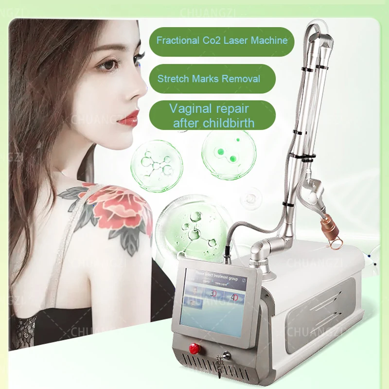 

Fractional Laser Machine Professional Portable Co2 Bison Device 4d Fotona Mini Skin Stretch Marks Treatment Device