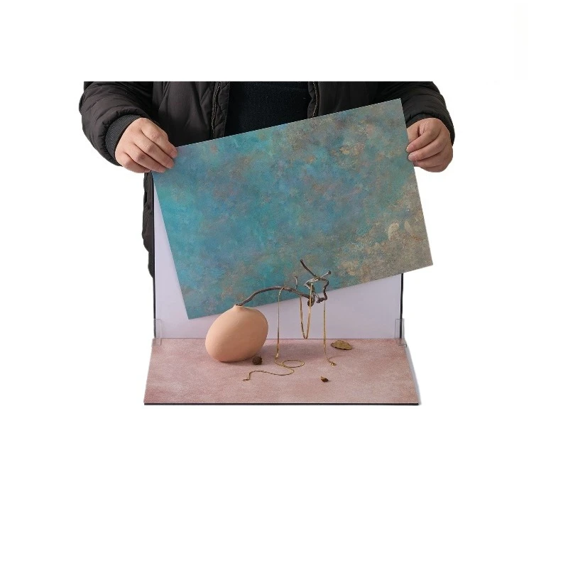 For Small Desktop Photo Background Board Set Wenwan Shooting Jewelry Photography Props Double-sided Background Paper