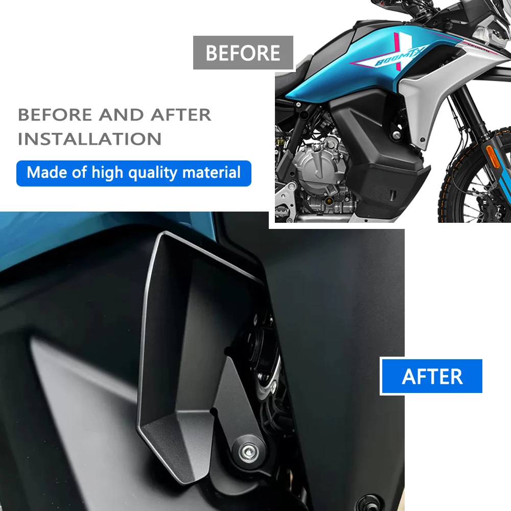For CF-MOTO 1000 MT-X 2026 800MTX 2025 SIDE FAIRING ENGINE DEFLECT Hot Air Deflector Exhaust System Heat Shield Cover KIT