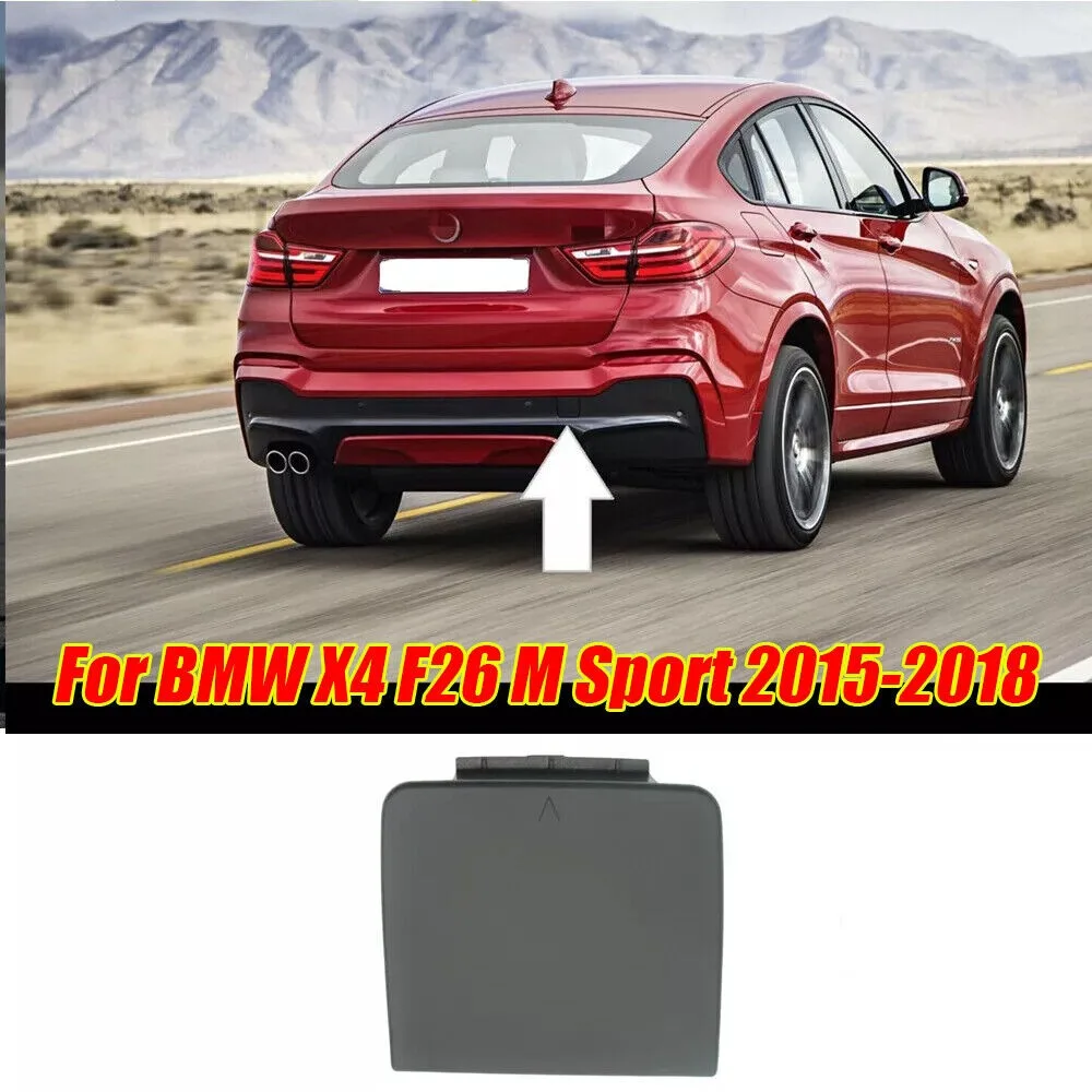 

Rear Bumper Tow Hook Cover Cap Primed for BMW X4 F26 M Sport 2015-2018