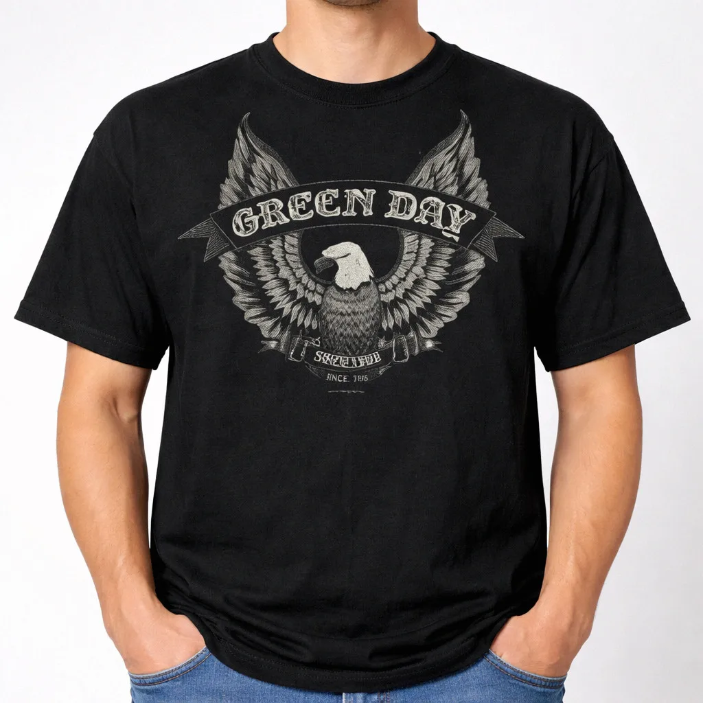 

Eagle Wings Design T-Shirt - Classic Rock Style - S-3Xl