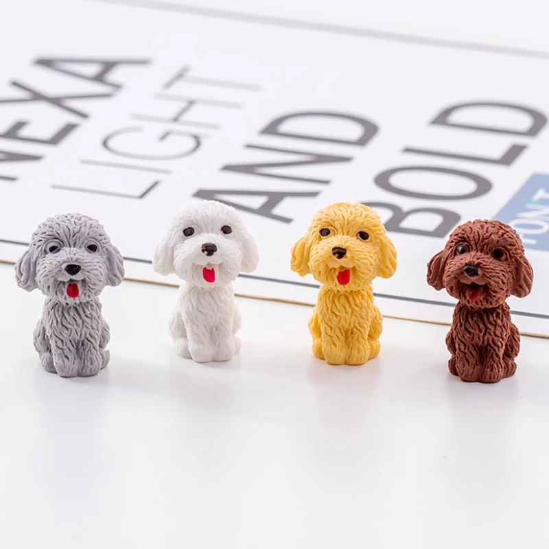 1 Piece Lovely Cute Kawaii Dog Rubber Pencil Eraser School Office Supply Stationery Correction Ellen Brook Funny Gift Cartoon