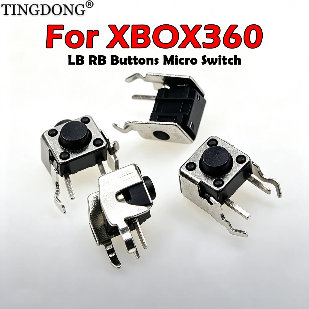1-10 Stück LB/RB-Tasten für Xbox 360, Mikroschalter-Ersatz, Schultertasten, empfindlicher Klick, Reparaturteile
