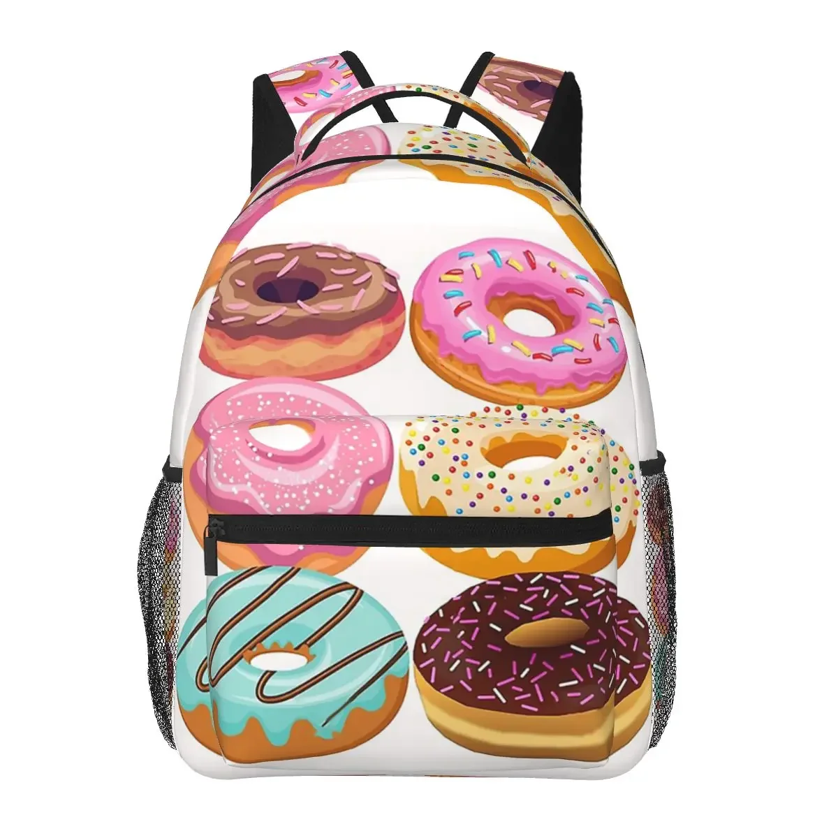 Proud Of My Six Pack. Donut Six Pack Backpacks Boys Girls Bookbag Children School Bags Cartoon Laptop Rucksack Shoulder Bag