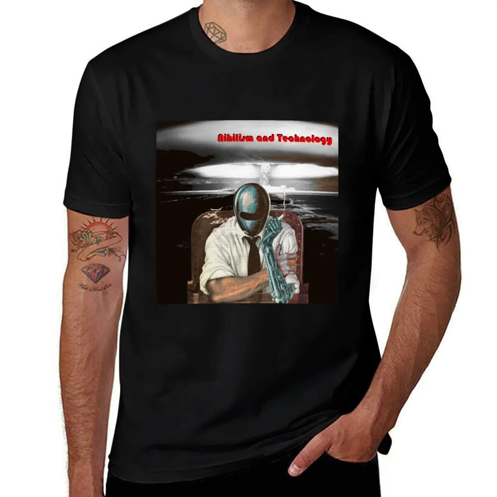 Nihilism and Technology T-Shirt Festival Party Tee Top T-Shirt