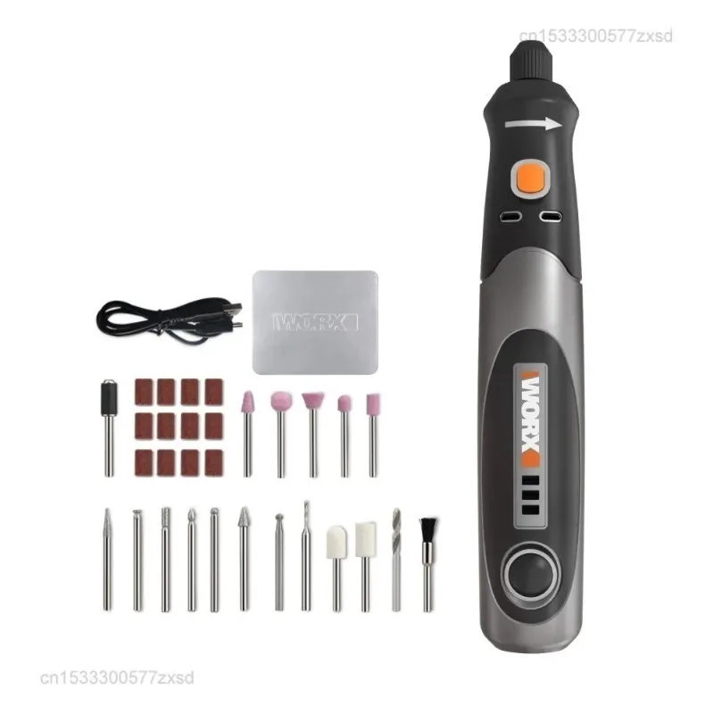 Imagem -06 - Xiaomi Worx-ferramenta Rotativa sem Fio Mini com Carregador Usb 4v 8v Wx106 Wx750 Gravação Moagem Polimento Velocidade Variável Ferramentas Acc