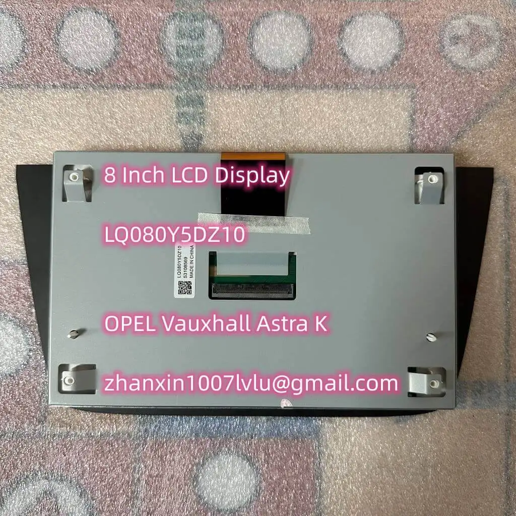 New 8 Inch 60 Pins Replacement LCD Display LQ080Y5DZ10 For Opel Vauxhall Astra K Car CD Audio Multimedia Player Navigation Radio